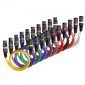 Καλώδιο VEVOR XLR 2 m, 10 Pack, Shielded Balanced DMX Καλώδια μικροφώνου αρσενικό σε θηλυκό, επίχρυσα καλώδια ηχείων μικροφώνου XLR 3 ακίδων, για φωτισμό σκηνής, μικρόφωνα, ενισχυτής, μίξερ, συστήματα ηχείων