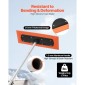VEVOR Snow Roof Rake, 1,2m Long Reach Roof Snow Snow Scraper, 45cm Λεπίδα αφρού για χωρίς γρατσουνιές, Αντιολισθητική λαβή, Ελαφρύ εργαλείο αφαίρεσης χιονιού για καθαρισμό υπολειμμάτων από ταράτσα γκαράζ οχημάτων