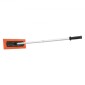 VEVOR Snow Roof Rake, 1,2m Long Reach Roof Snow Snow Scraper, 45cm Λεπίδα αφρού για χωρίς γρατσουνιές, Αντιολισθητική λαβή, Ελαφρύ εργαλείο αφαίρεσης χιονιού για καθαρισμό υπολειμμάτων από ταράτσα γκαράζ οχημάτων