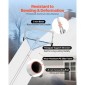 VEVOR Snow Roof Rake, 22 cm Lade Aluminium, 1,58-9,13 m Adjustable Roof Snow Scraper with Wheels & Slide, , Ελαφρύ εργαλείο αφαίρεσης χιονιού για καθαρισμό υπολειμμάτων στην ταράτσα σπιτιού