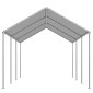 Ανταλλακτικό κουβούκλιο VEVOR, 3 x 6 m Tarp Tent Tent Garage Potable, Tarp για προστασία από την υπεριώδη ακτινοβολία και αδιάβροχο, κάλυμμα θύρας αυτοκινήτου βαρέως τύπου με μπάγκες, γκρι, πλαίσιο Δεν περιλαμβάνεται
