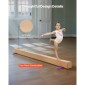 VEVOR 8FT Balance Beam για παιδιά, 158,7 KG Δοκός δαπέδου σταθερής στήριξης γυμναστικής με αντιολισθητικά ξύλινα χαλάκια, εξοπλισμός γυμναστικής με ξύλινο πυρήνα με αντιολισθητικό πάτο για το σπίτι και το γυμναστήριο, κίτρινο