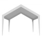 Ανταλλακτικό κουβούκλιο VEVOR, 3,6 x 6 m Tarp Tent Tent Potable Garage, Tarp για προστασία από την υπεριώδη ακτινοβολία & αδιάβροχο, κάλυμμα θύρας αυτοκινήτου βαρέως τύπου με μπάγκες, λευκό, πλαίσιο Δεν περιλαμβάνεται