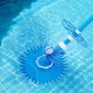 VEVOR Suction Pool Cleaner, Automatic Pool Vacuum Cleaner, Suction Side Automatic Pool Cleaner, Suction Vacuum Pool Sweeper with 12 Holes, for In-Sound and Overground Pool Up to 609,6 x 1066,8 cm