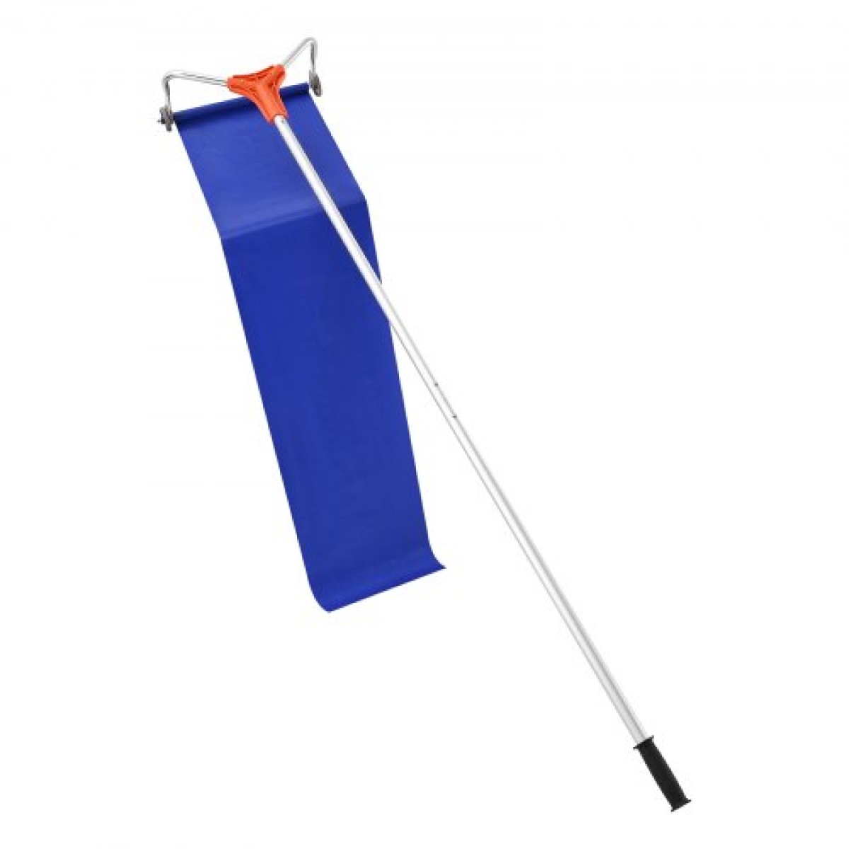 VEVOR Snow Roof Rake, 27cm λεπίδα αλουμινίου, 1,25-5,24 m Ρυθμιζόμενη ξύστρα οροφής με ρόδες και ολίσθηση, ελαφρύ εργαλείο αφαίρεσης χιονιού για καθαρισμό υπολειμμάτων στην ταράτσα σπιτιού