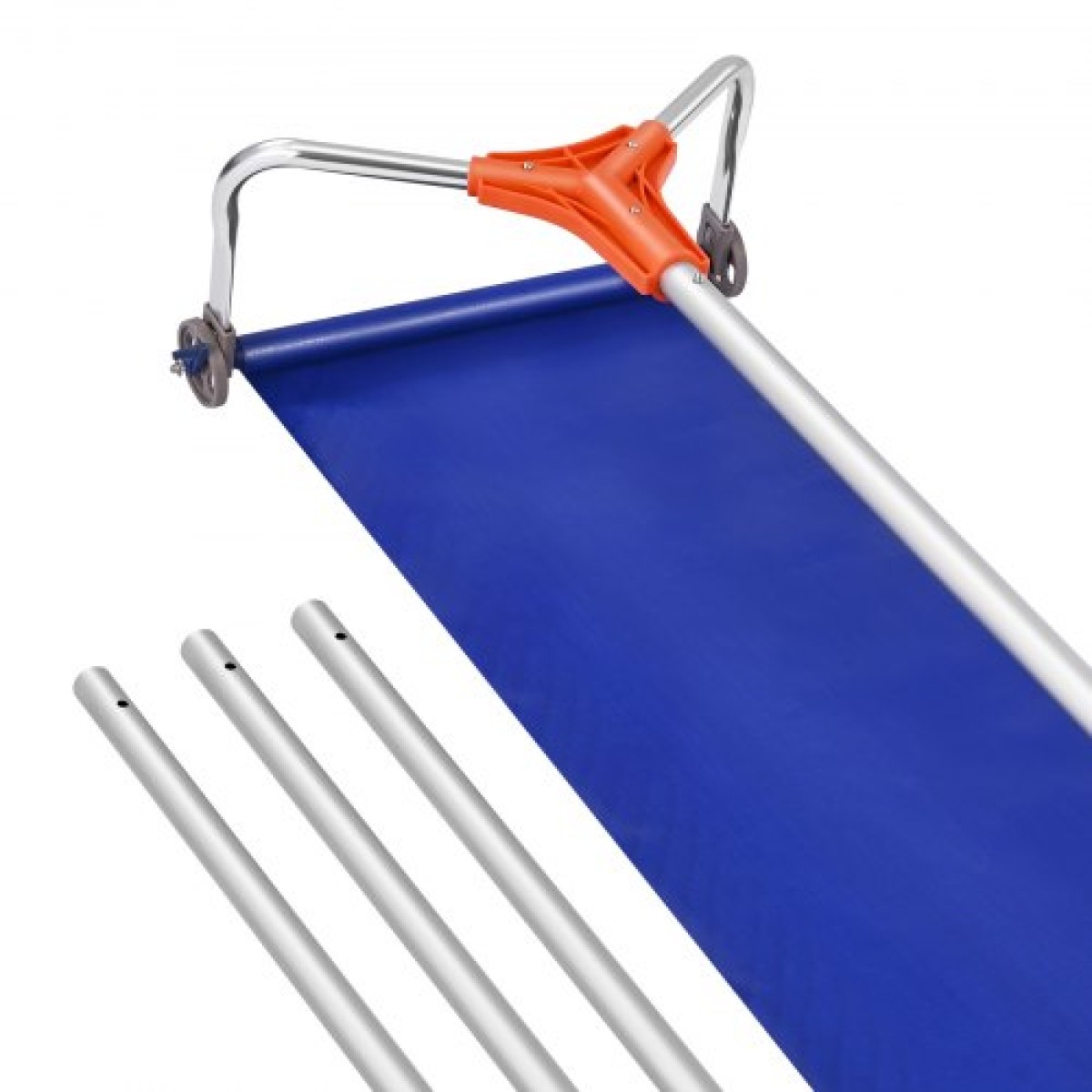 VEVOR Snow Roof Rake, 27cm λεπίδα αλουμινίου, 1,25-5,24 m Ρυθμιζόμενη ξύστρα οροφής με ρόδες και ολίσθηση, ελαφρύ εργαλείο αφαίρεσης χιονιού για καθαρισμό υπολειμμάτων στην ταράτσα σπιτιού