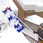 VEVOR Snow Roof Rake, 27cm λεπίδα αλουμινίου, 1,25-5,24 m Ρυθμιζόμενη ξύστρα οροφής με ρόδες και ολίσθηση, ελαφρύ εργαλείο αφαίρεσης χιονιού για καθαρισμό υπολειμμάτων στην ταράτσα σπιτιού