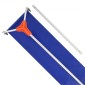 VEVOR Snow Roof Rake, 27cm λεπίδα αλουμινίου, 1,25-5,24 m Ρυθμιζόμενη ξύστρα οροφής με ρόδες και ολίσθηση, ελαφρύ εργαλείο αφαίρεσης χιονιού για καθαρισμό υπολειμμάτων στην ταράτσα σπιτιού