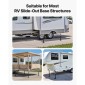 VEVOR RV Slide Out Support Jack, 2 PCS Camper Slide-Out Leveling Jack, Powder-coated Steel Jack Support for RV, Camper, Travel Trailer, Υποστηρίζει Έως 453,59kg, Ρυθμιζόμενο από 541,02 έως 48 1219,2mm