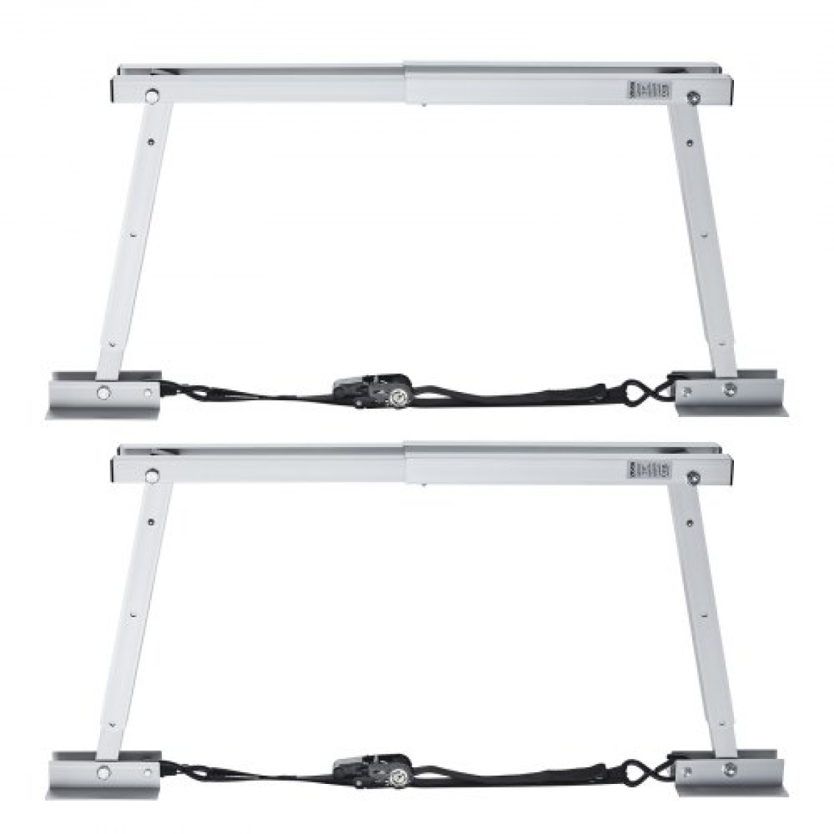 VEVOR Universal RV Stabilizer, RV Bumper Stabilizer για ρυμουλκούμενα, τροχόσπιτα, πέμπτος τροχός, συμπαγής αναδιπλούμενος σχεδιασμός για εύκολη αποθήκευση, ρυθμιζόμενο ύψος από 304,8 mm έως 711,2 mm, μείωση ταλάντωσης RV, 2 τεμ.