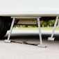 VEVOR Universal RV Stabilizer, RV Bumper Stabilizer για ρυμουλκούμενα, τροχόσπιτα, πέμπτος τροχός, συμπαγής αναδιπλούμενος σχεδιασμός για εύκολη αποθήκευση, ρυθμιζόμενο ύψος από 304,8 mm έως 711,2 mm, μείωση ταλάντωσης RV, 2 τεμ.