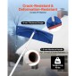 VEVOR Snow Roof Rake, 60cm PP Πλαστική λεπίδα, 1,18-5,55 m Ρυθμιζόμενη ξύστρα οροφής με ρόδες, αντιολισθητικό εργαλείο αφαίρεσης χιονιού με αντιολισθητική λαβή, ελαφριά τσουγκράνα ταράτσας σπιτιού για αφαίρεση συντριμμιών από φύλλα