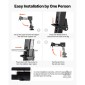 VEVOR Telescoping Stabilizer Jack, 2PCS Telescoping Folding Trailer Jack, Trailer Swing Down Stabilizer Jack for RV Trailer, Υποστηρίζει χωρητικότητα 453,59kg το καθένα, Ρυθμιζόμενο από 297,18mm έως 462,28mm