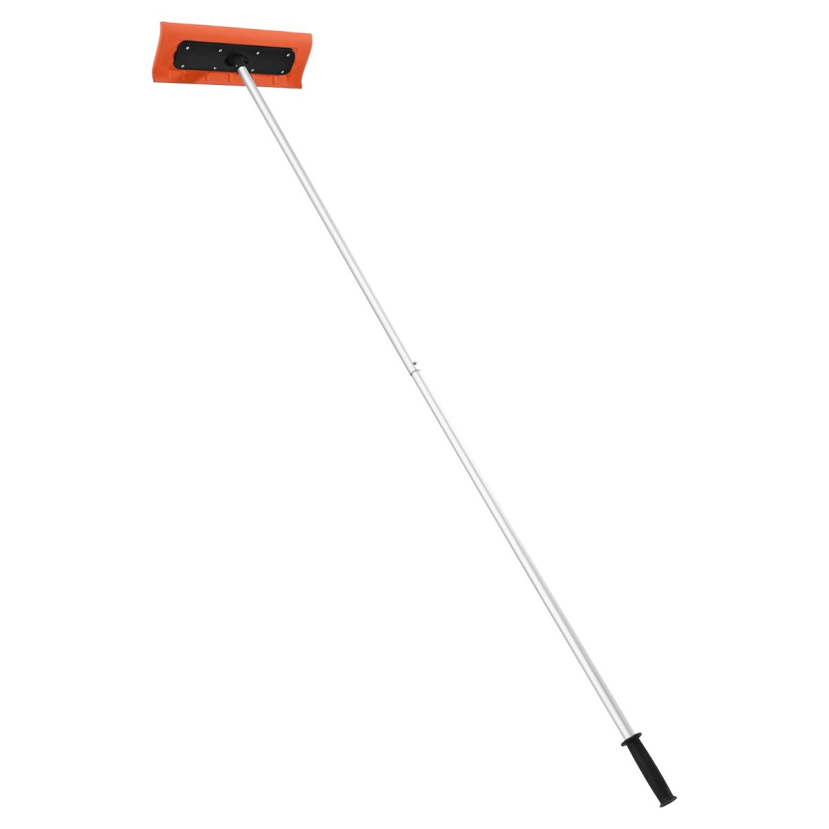 VEVOR Snow Roof Rake, 45cm λεπίδα αφρού, 2,25-5,62 m Ρυθμιζόμενη ξύστρα οροφής, σωλήνες επέκτασης & αντιολισθητική λαβή, ελαφρύ εργαλείο αφαίρεσης χιονιού για καθαρισμό φύλλων σπιτιού