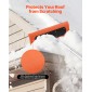 VEVOR Snow Roof Rake, 45cm λεπίδα αφρού, 2,25-5,62 m Ρυθμιζόμενη ξύστρα οροφής, σωλήνες επέκτασης & αντιολισθητική λαβή, ελαφρύ εργαλείο αφαίρεσης χιονιού για καθαρισμό φύλλων σπιτιού
