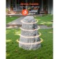 VEVOR Faux Rock Cover, Υπαίθριο κάλυμμα αντλίας ψεύτικου βράχου, ρεαλιστική φυσική υφή, ελαφρύ και ανθεκτικό στις καιρικές συνθήκες Τεχνητός ογκόλιθος από πολυρείνη για εξωραϊσμό Διακόσμηση αυλής κήπου, γκρι, μεσαίου μεγέθους