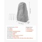 VEVOR Faux Rock Cover, Υπαίθριο κάλυμμα αντλίας ψεύτικου βράχου, ρεαλιστική φυσική υφή, ελαφρύ και ανθεκτικό στις καιρικές συνθήκες Τεχνητός ογκόλιθος από πολυρείνη για εξωραϊσμό Διακόσμηση αυλής κήπου, γκρι, μεσαίου μεγέθους