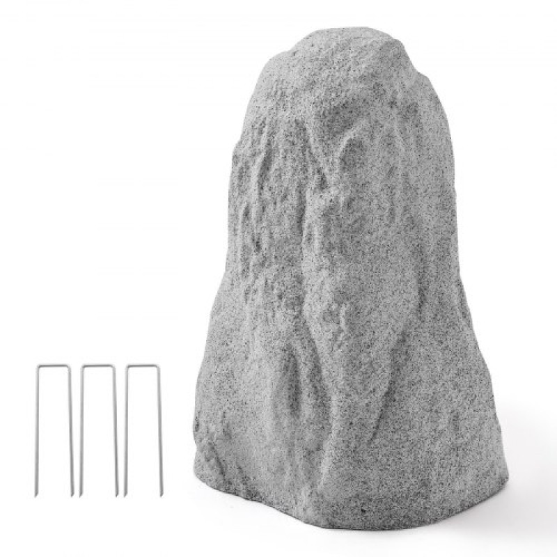 VEVOR Faux Rock Cover, Υπαίθριο κάλυμμα αντλίας ψεύτικου βράχου, ρεαλιστική φυσική υφή, ελαφρύ και ανθεκτικό στις καιρικές συνθήκες Τεχνητός ογκόλιθος από πολυρείνη για εξωραϊσμό Διακόσμηση αυλής κήπου, γκρι, μεσαίου μεγέθους