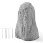 VEVOR Faux Rock Cover, Υπαίθριο κάλυμμα αντλίας ψεύτικου βράχου, ρεαλιστική φυσική υφή, ελαφρύ και ανθεκτικό στις καιρικές συνθήκες Τεχνητός ογκόλιθος από πολυρείνη για εξωραϊσμό Διακόσμηση αυλής κήπου, γκρι, μεσαίου μεγέθους