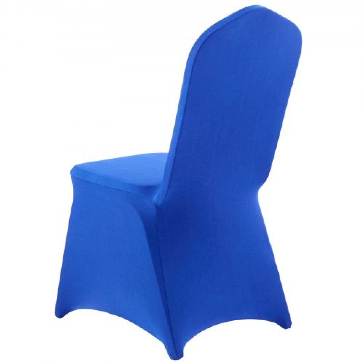 Καλύμματα καρέκλας VEVOR 50 τμχ Royal Blue, κάλυμμα καρέκλας Spandex από πολυεστέρα, Stretch slipcovers για δείπνο δείπνου γαμήλιου πάρτι Πλατεία μπροστινά καλύμματα καρέκλας, Ταιριάζει σε διαστάσεις καρέκλας έως 20,08 x 17,72 x 37,4 ίντσες