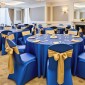 Καλύμματα καρέκλας VEVOR 50 τμχ Royal Blue, κάλυμμα καρέκλας Spandex από πολυεστέρα, Stretch slipcovers για δείπνο δείπνου γαμήλιου πάρτι Πλατεία μπροστινά καλύμματα καρέκλας, Ταιριάζει σε διαστάσεις καρέκλας έως 20,08 x 17,72 x 37,4 ίντσες