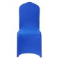 Καλύμματα καρέκλας VEVOR 50 τμχ Royal Blue, κάλυμμα καρέκλας Spandex από πολυεστέρα, Stretch slipcovers για δείπνο δείπνου γαμήλιου πάρτι Πλατεία μπροστινά καλύμματα καρέκλας, Ταιριάζει σε διαστάσεις καρέκλας έως 20,08 x 17,72 x 37,4 ίντσες