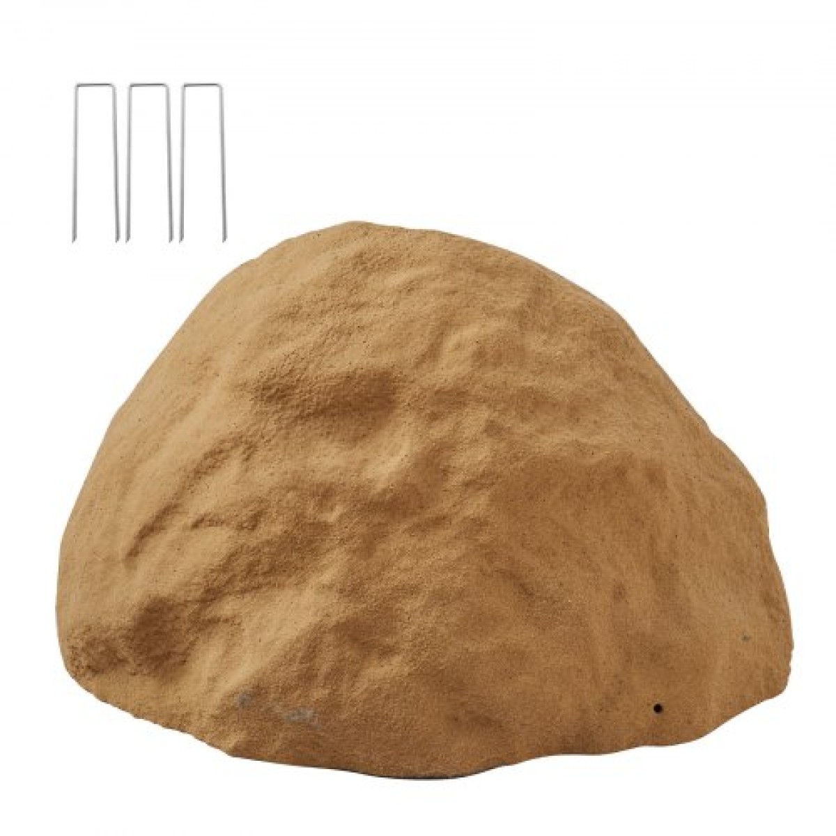 VEVOR Faux Rock Cover, Υπαίθριο κάλυμμα ψεύτικη αντλία βράχου, ρεαλιστική φυσική υφή, ελαφρύ και ανθεκτικό στις καιρικές συνθήκες τεχνητός ογκόλιθος για εξωραϊσμό Διακόσμηση αυλής κήπου, αμμώδης καφέ, μεσαίου μεγέθους