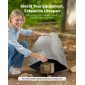 Κάλυμμα VEVOR Faux Rock, Υπαίθριο κάλυμμα ψεύτικο Landscape Rock Pump Well, Ρεαλιστική εμφάνιση και απρόσκοπτη σχεδίαση, Ελαφρύς και ανθεκτικός στις καιρικές συνθήκες Τεχνητός ογκόλιθος για διακόσμηση αυλής κήπου, γκρι, μεσαίου μεγέθους