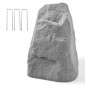 Κάλυμμα VEVOR Faux Rock, Υπαίθριο κάλυμμα ψεύτικο Landscape Rock Pump Well, Ρεαλιστική εμφάνιση και απρόσκοπτη σχεδίαση, Ελαφρύς και ανθεκτικός στις καιρικές συνθήκες Τεχνητός ογκόλιθος για διακόσμηση αυλής κήπου, γκρι, μεσαίου μεγέθους