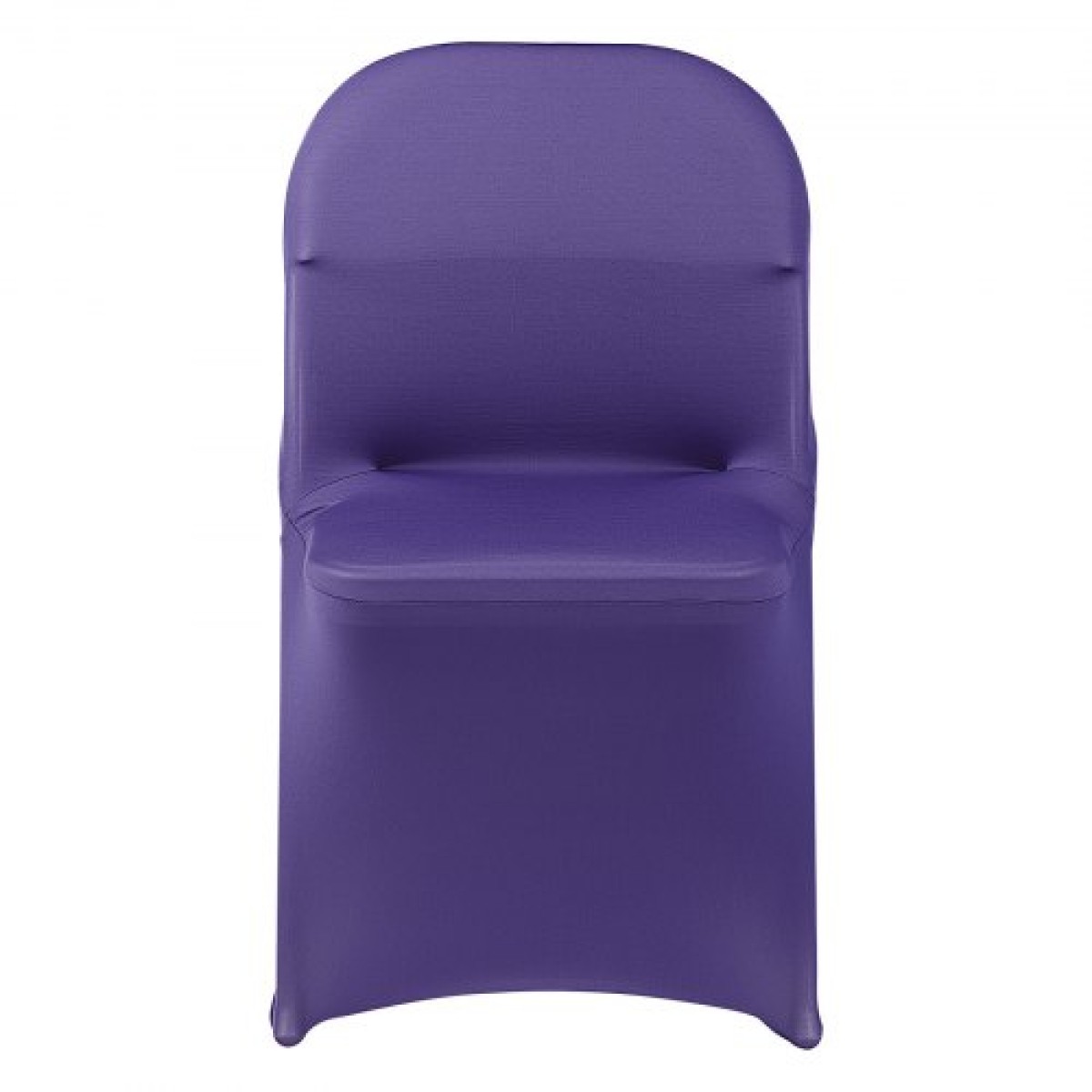 VEVOR 50 Pcs Μωβ καλύμματα καρέκλας, κάλυμμα πολυεστέρα Spandex για καρέκλα, Stretch slipcovers για δείπνο σε δείπνο σε γαμήλια πάρτι, Πλατεία μπροστινά καλύμματα καρέκλας, Ταιριάζει σε διαστάσεις καρέκλας έως 17,72 x 18,11 x 30,31 ίντσες