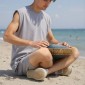VEVOR Steel Tongue Drum, 33cm 15 Notes Rain Drum for Outside Garden, C Major Musical Drums with Music Book & Mallets, Percussion Instrument for Meditation Yoga Beginner Musical Education, Navy Blue