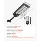 VEVOR 8000W Solar Street Lights Outdoor, 450000LM, Επαγγελματικός Χώρος Στάθμευσης Φώτα Dusk to Dawn, LED Flood Security Light with Motion Sensor, IP65 Waterproof Outdoor Light, for Driveway Yard, 3 Pack
