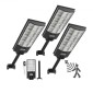 VEVOR 8000W Solar Street Lights Outdoor, 450000LM, Επαγγελματικός Χώρος Στάθμευσης Φώτα Dusk to Dawn, LED Flood Security Light with Motion Sensor, IP65 Waterproof Outdoor Light, for Driveway Yard, 3 Pack