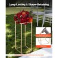 VEVOR Wedding Flower Stand, 10PCS 23,62 ιντσών Stand λουλουδιών, Floral stands με κρυφή βίδα, ορθογώνια κυβική φλοράλ επίστρωση για γάμο, πάρτι, γενέθλια, σπίτι, γαλλικά χρυσά stand