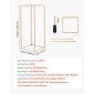 VEVOR Wedding Flower Stand, 10PCS 23,62 ιντσών Stand λουλουδιών, Floral stands με κρυφή βίδα, ορθογώνια κυβική φλοράλ επίστρωση για γάμο, πάρτι, γενέθλια, σπίτι, γαλλικά χρυσά stand