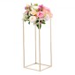 VEVOR Wedding Flower Stand, 10PCS 23,62 ιντσών Stand λουλουδιών, Floral stands με κρυφή βίδα, ορθογώνια κυβική φλοράλ επίστρωση για γάμο, πάρτι, γενέθλια, σπίτι, γαλλικά χρυσά stand