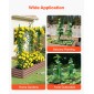 VEVOR Garden Stakes, 50 Pack, 1455 mm, Μεταλλικοί πάσσαλοι ντομάτας με πλαστική επικάλυψη, Garden Sticks για υποστήριξη φυτών, με μυτερό άκρο και αντιολισθητικά εξογκώματα για καλλιέργεια αναρριχώμενων φυτών, λαχανικά εξωτερικού χώρου