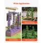 VEVOR Garden Stakes, 25 Pack, 2100 mm, Μεταλλικοί πάσσαλοι ντομάτας με πλαστική επικάλυψη, Garden Sticks για στήριξη φυτών, με μυτερό άκρο και αντιολισθητικά εξογκώματα για καλλιέργεια αναρριχώμενων φυτών, λαχανικά εξωτερικού χώρου