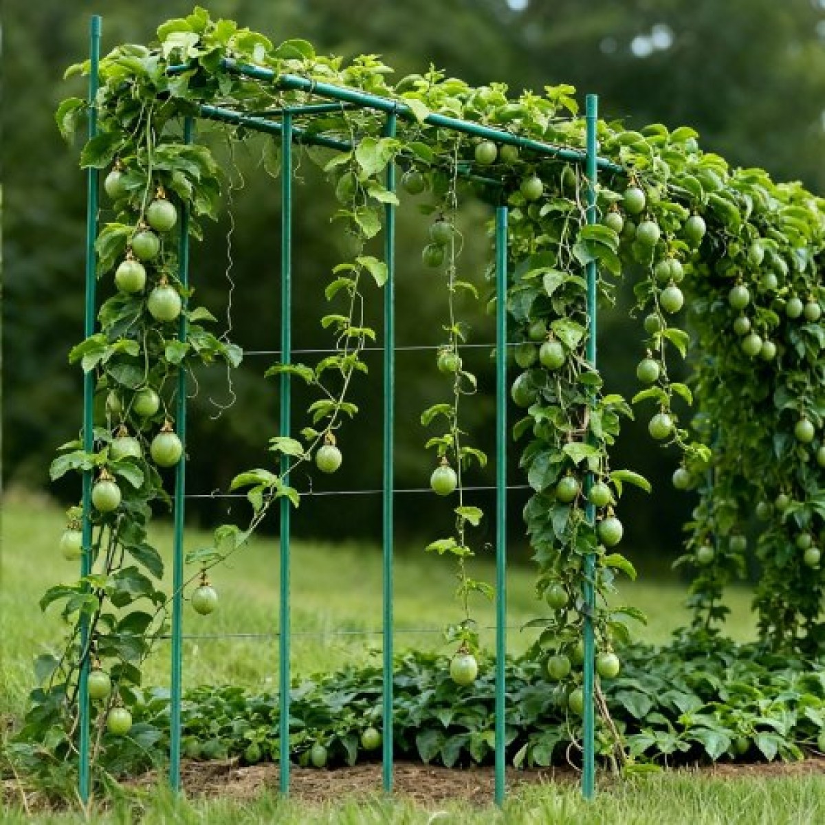 VEVOR Garden Stakes, 25 Pack, 2100 mm, Μεταλλικοί πάσσαλοι ντομάτας με πλαστική επικάλυψη, Garden Sticks για στήριξη φυτών, με μυτερό άκρο και αντιολισθητικά εξογκώματα για καλλιέργεια αναρριχώμενων φυτών, λαχανικά εξωτερικού χώρου