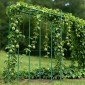 VEVOR Garden Stakes, 25 Pack, 2100 mm, Μεταλλικοί πάσσαλοι ντομάτας με πλαστική επικάλυψη, Garden Sticks για στήριξη φυτών, με μυτερό άκρο και αντιολισθητικά εξογκώματα για καλλιέργεια αναρριχώμενων φυτών, λαχανικά εξωτερικού χώρου