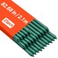 VEVOR Garden Stakes, 25 Pack, 2100 mm, Μεταλλικοί πάσσαλοι ντομάτας με πλαστική επικάλυψη, Garden Sticks για στήριξη φυτών, με μυτερό άκρο και αντιολισθητικά εξογκώματα για καλλιέργεια αναρριχώμενων φυτών, λαχανικά εξωτερικού χώρου