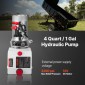 Υδραυλική μονάδα VEVOR 4 L, Αντλία Dump Trailer Single Acting, Max Relief Pressure 22 MPa & 3,4 L/min Ρυθμός ροής, DC 12V Υδραυλική αντλία με μεταλλική δεξαμενή για ανύψωση αυτοκινήτου Dump Trailer