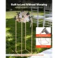 VEVOR Wedding Flower Stand, 10PCS 31,5 ιντσών Stand λουλουδιών, Floral stands με κρυφή βίδα, ορθογώνια κυβική φλοράλ επίστρωση για γάμο, πάρτι, γενέθλια, σπίτι, γαλλικά χρυσά stand