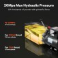 VEVOR 14 L Hydraulic Power Unit, Single Acting Steel Dump Trailer Pump, 22 MPa Max Relief Pressure & 6,3 L/min Rate, 220-240V Hydraulic Pump with Metal Reservoir for Dump Trailer Car Lifting