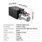 Υδραυλική μονάδα VEVOR 15 L, Αντλία Dump Trailer Single Acting, Max Relief Pressure 22 MPa & 3,4 L/min Rate, DC 12V Hydraulic Pump with Metal Reservoir for Dump Trailer Car Lifting