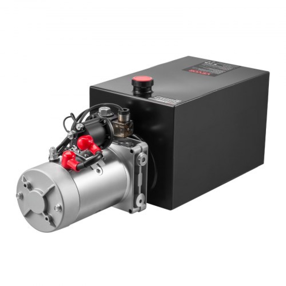 Υδραυλική μονάδα VEVOR 15 L, Αντλία Dump Trailer Single Acting, Max Relief Pressure 22 MPa & 3,4 L/min Rate, DC 12V Hydraulic Pump with Metal Reservoir for Dump Trailer Car Lifting