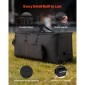 Τσάντα VEVOR Electronic Drum Kit, 600D, Επένδυση Drum Bag με ρόδες, μεγάλο εσωτερικό 920 x 420 x 410 mm, ελαφριά θήκη ταξιδιού με αποσπώμενα διαχωριστικά και πολλαπλές τσέπες, για ηλεκτρικά τύμπανα, μαύρο