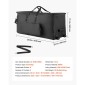 Τσάντα VEVOR Electronic Drum Kit, 600D, Επένδυση Drum Bag με ρόδες, μεγάλο εσωτερικό 920 x 420 x 410 mm, ελαφριά θήκη ταξιδιού με αποσπώμενα διαχωριστικά και πολλαπλές τσέπες, για ηλεκτρικά τύμπανα, μαύρο