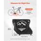 VEVOR Bike Travel Bag, Road Bike Bag Road Bicycle Storage Carry with TSA Lock & Dual Zipper, Μαύρη θήκη ποδηλάτου Μεταξόνιο 94-106 cm για αεροπορικά ταξίδια, εξωτερική χρήση, αεροπλάνο, αυτοκίνητο, τρένο, μεταφορά μετρό