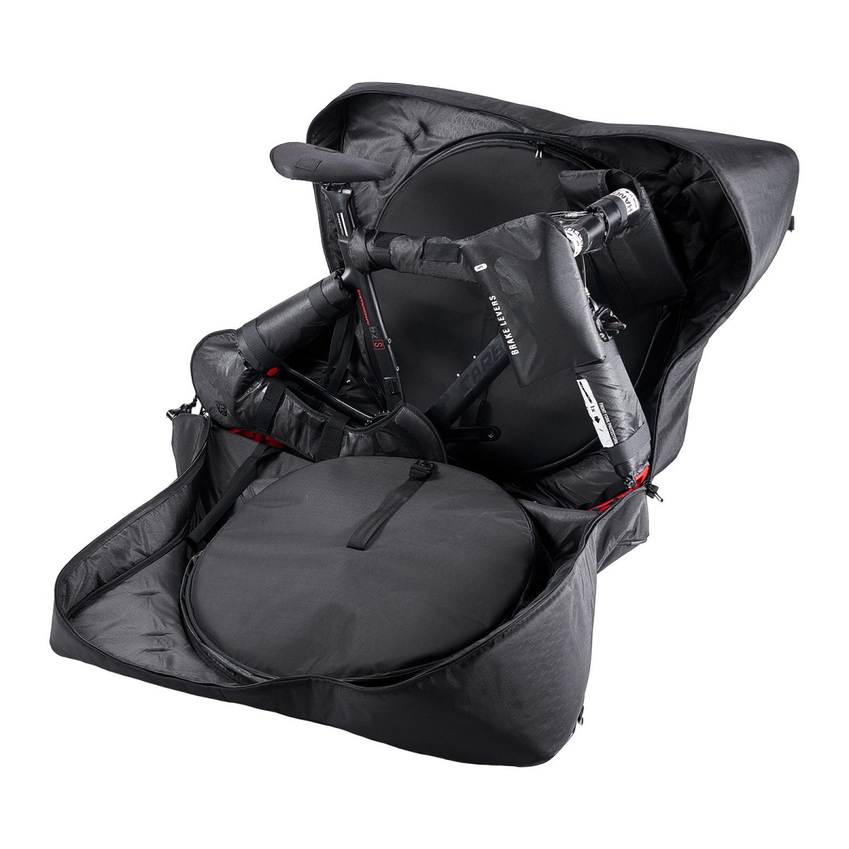 VEVOR Bike Travel Bag, Road Bike Bag Road Bicycle Storage Carry with TSA Lock & Dual Zipper, Μαύρη θήκη ποδηλάτου Μεταξόνιο 94-106 cm για αεροπορικά ταξίδια, εξωτερική χρήση, αεροπλάνο, αυτοκίνητο, τρένο, μεταφορά μετρό